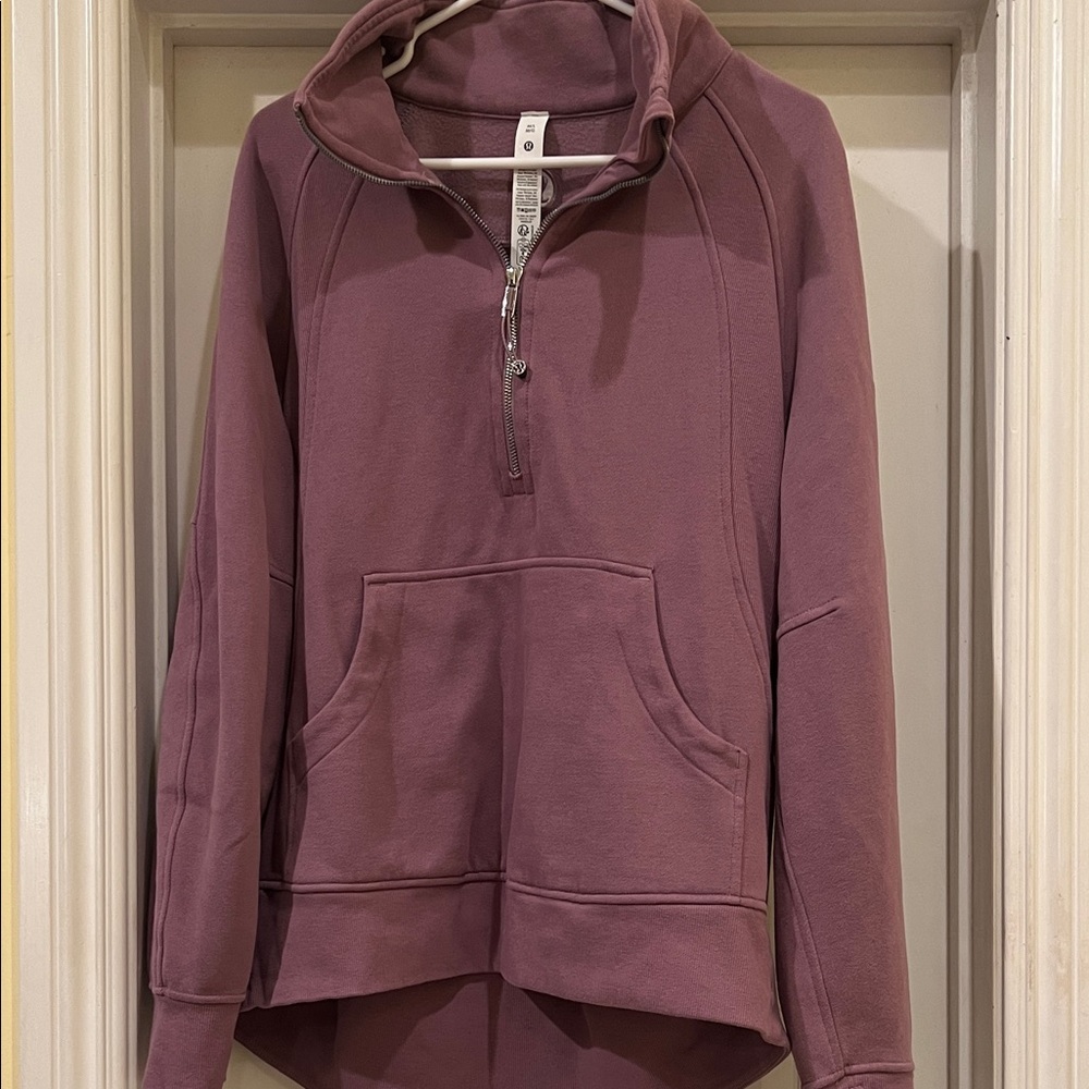Lululemon Light Purple Half-Zip Hoodie